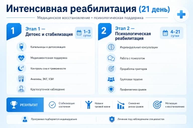 Реабилитация за 21 день в Альметьевске